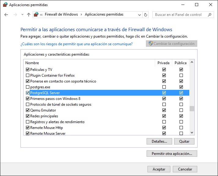 Logoconta: Configurar el Firewall de Windows.